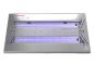 Preview: Chameleon Qualis UV LED Insektenvernichter Edelstahl flache Bauform mit Klebefläche und 360 Grad Lichtverteilung