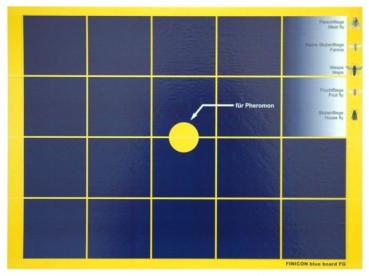 FINICON FLAT GLUE‘’blueboard" Klebefolien für Insektenvernichter -