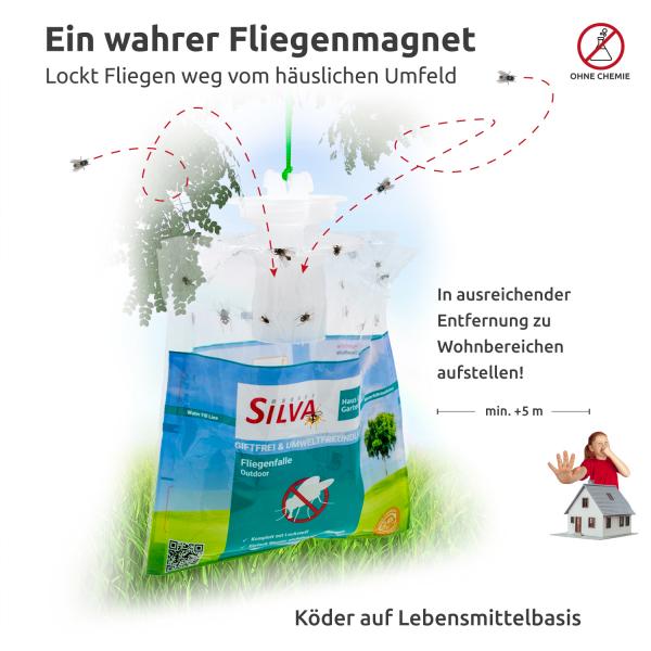 Fliegenfalle SILVA - Outdoor Fliegenfalle SILVA - Outdoor