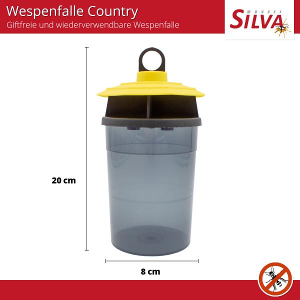 Wespenfalle Silva Country mit 250 ml Fly & Wasp