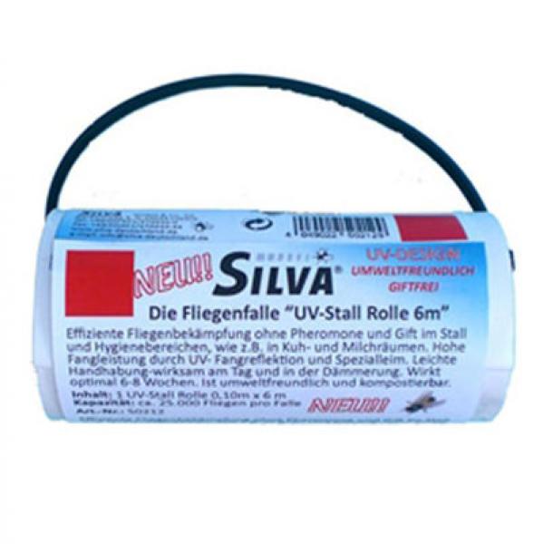 Fliegenfalle SILVA - UV Rolle 10 cm 6 m Fliegenfalle SILVA - UV Rolle 10 cm 6 m